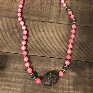 Pink Pearl Necklace